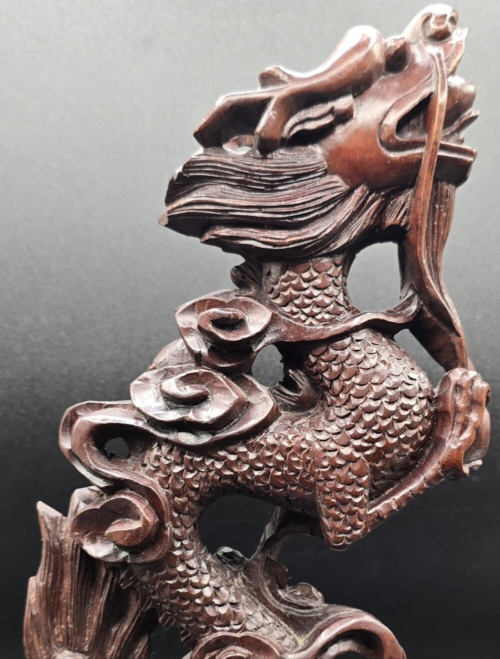 Carved Wood Chinese Dragon